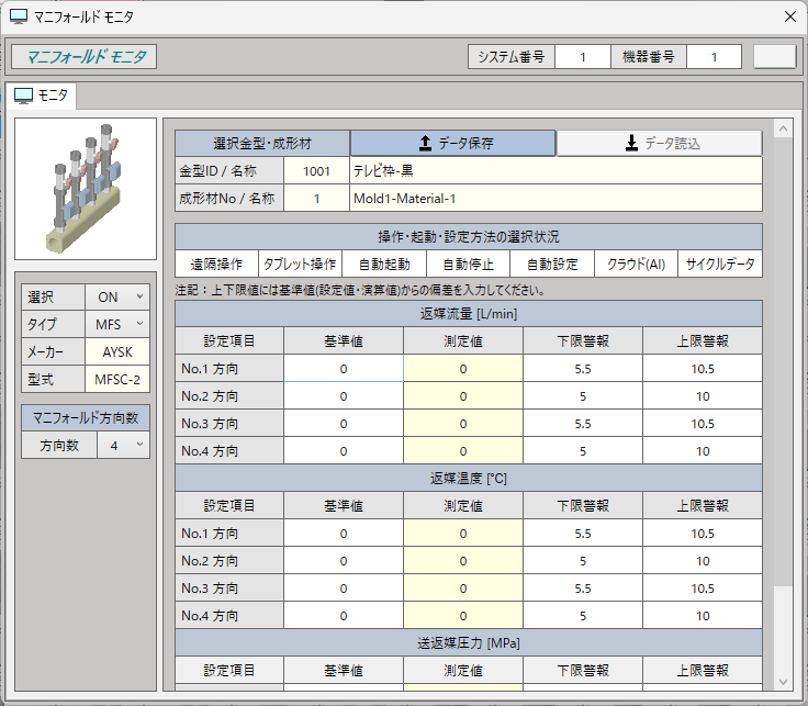 RoboLink Inspection 金型マニフォールド